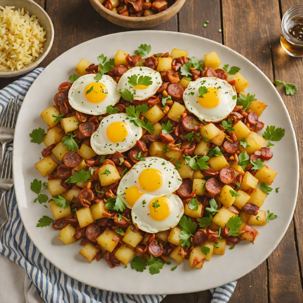 Sautéed Spanish Chorizo and Potato Hash