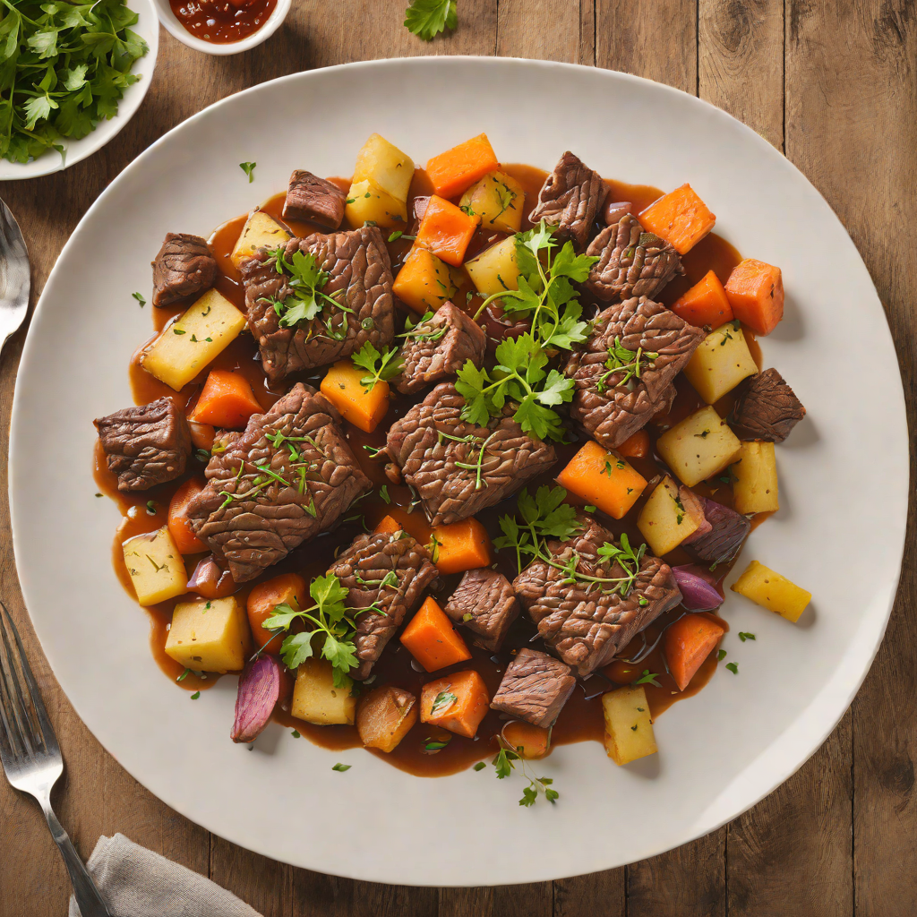 Northern Spice-Infused Braised Beef with Root Vegetables