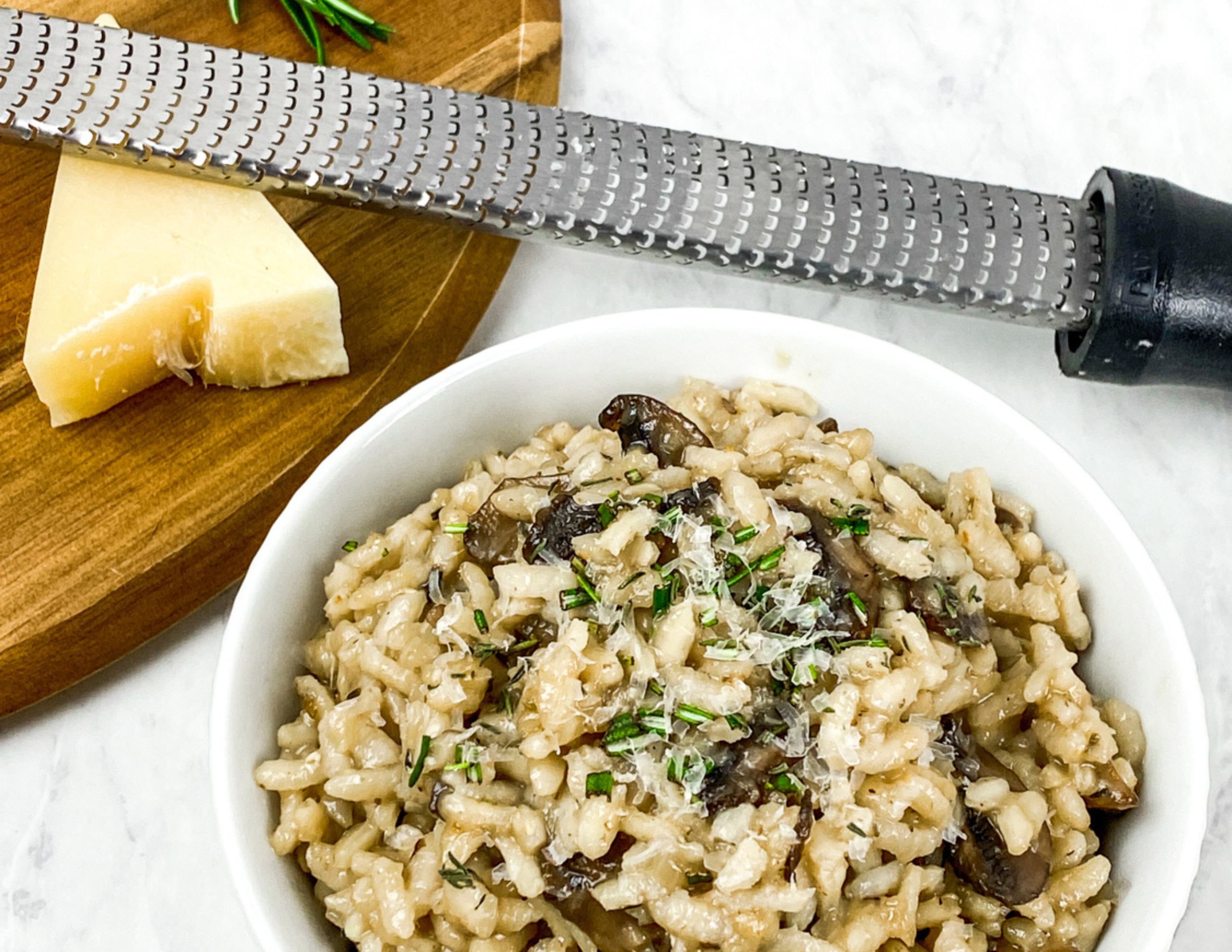Authentic 1940s D-18 Guitar-Style Mushroom Risotto