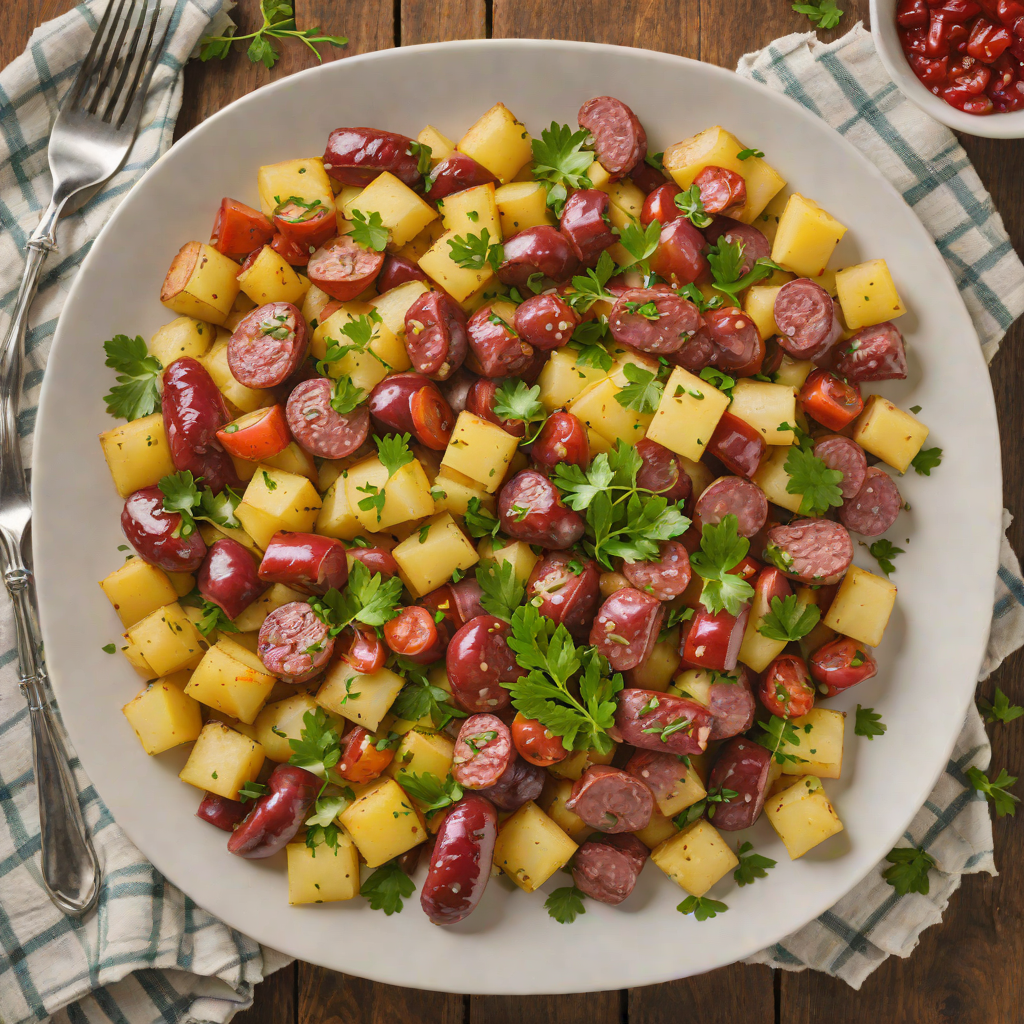Piney Hill Country Smoked Sausage and Potato Skillet