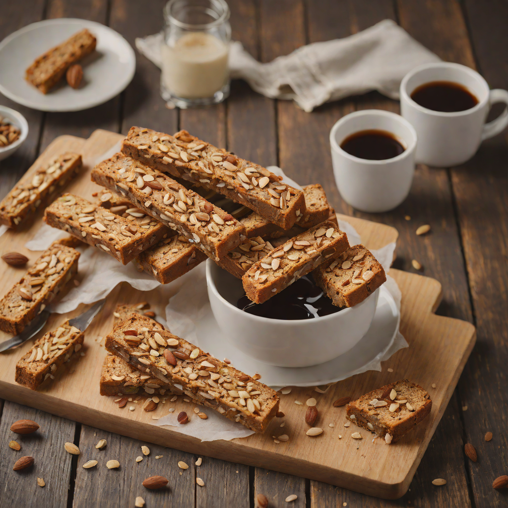 Espresso Almond Biscotti