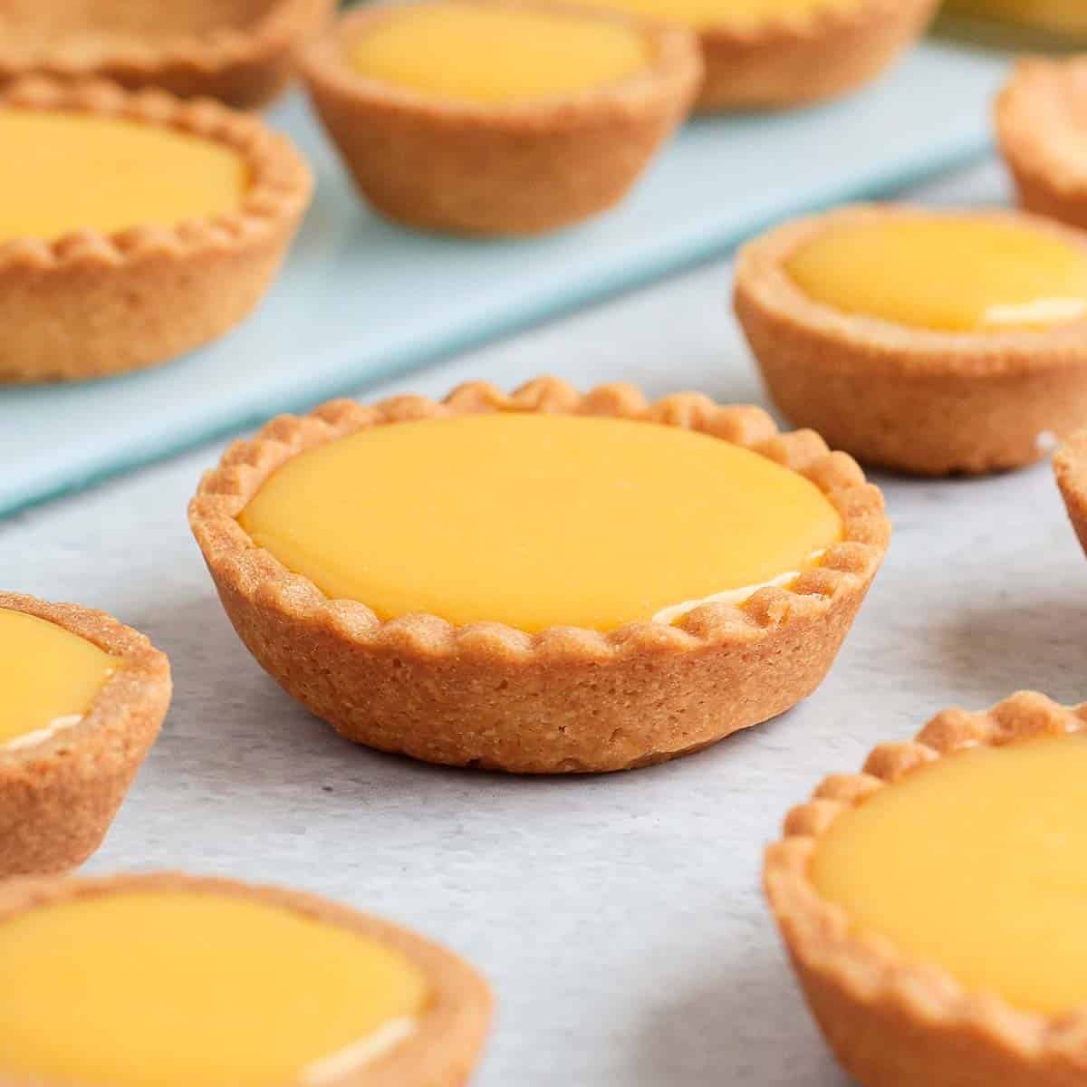 Authentic Vintage Martin Guitar-Style Lemon Curd Tart
