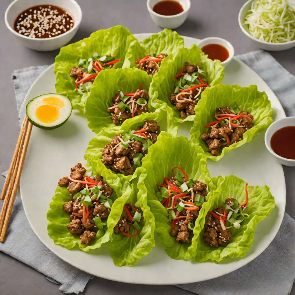 Quick Pork Bulgogi Lettuce Wraps
