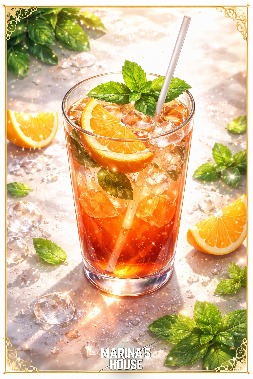Citrus-Spiced Bourbon Shake