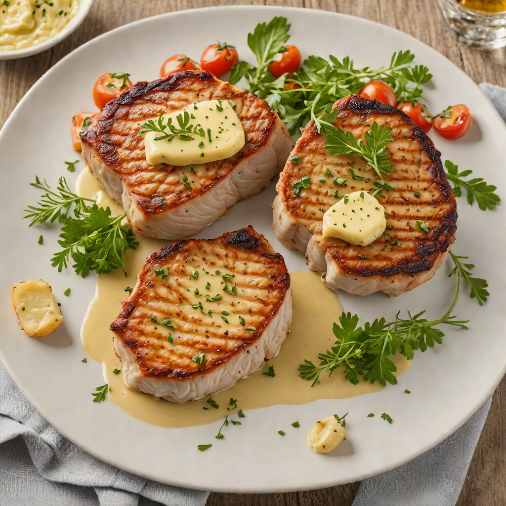 Pan-Seared Pork Chops with Classic Herb Butter