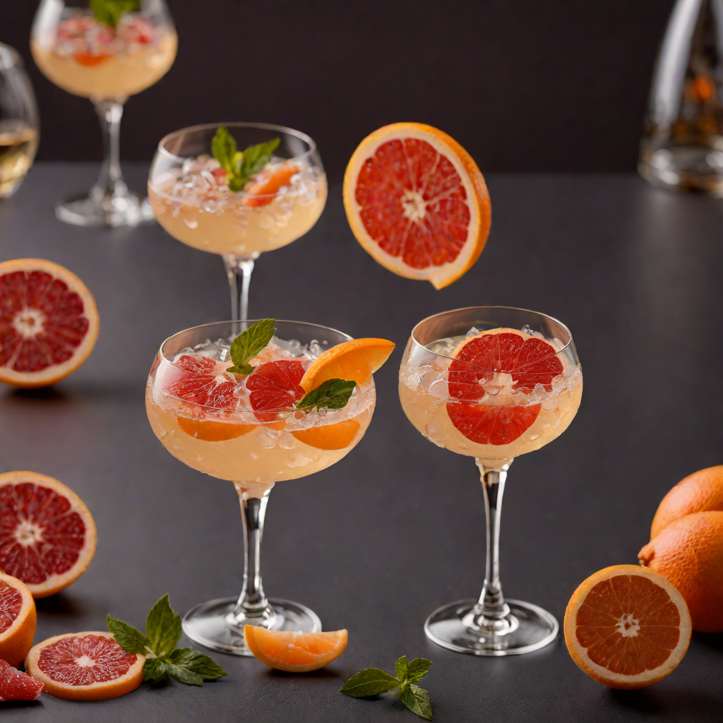 Citrus-Infused Gin and Grapefruit Cocktail