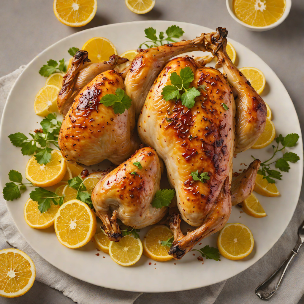 Slow-Roasted Tiki-Style Chicken with Citrus and Ginger