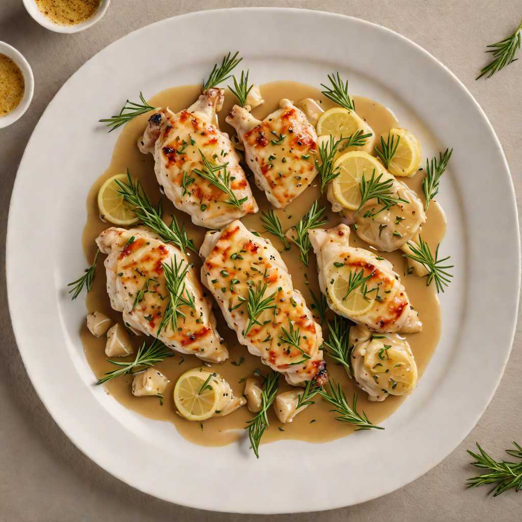 Sautéed Chicken with Lemon and Rosemary Pan Sauce
