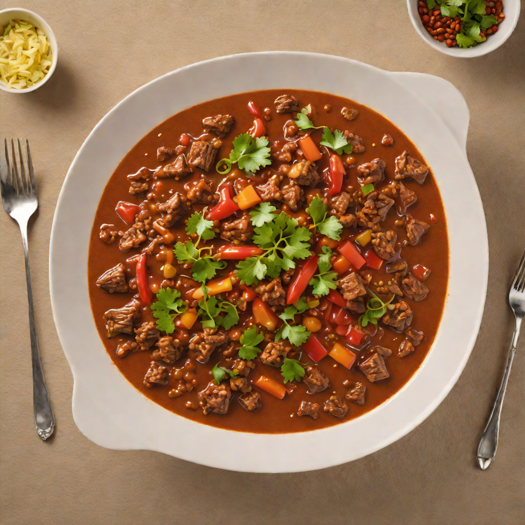 Slow-Simmered Beef Chili with Smoked Paprika