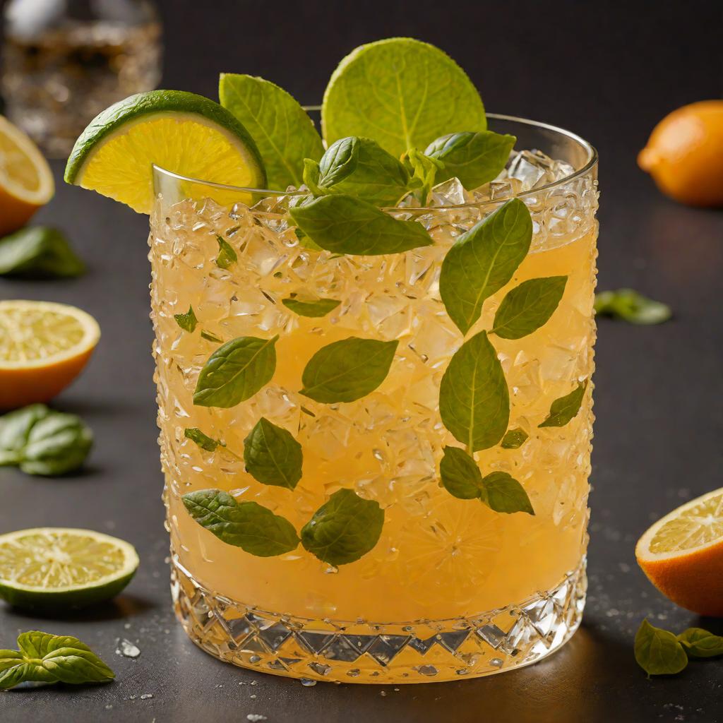 Citrus-Basil Popular Sunset Smash