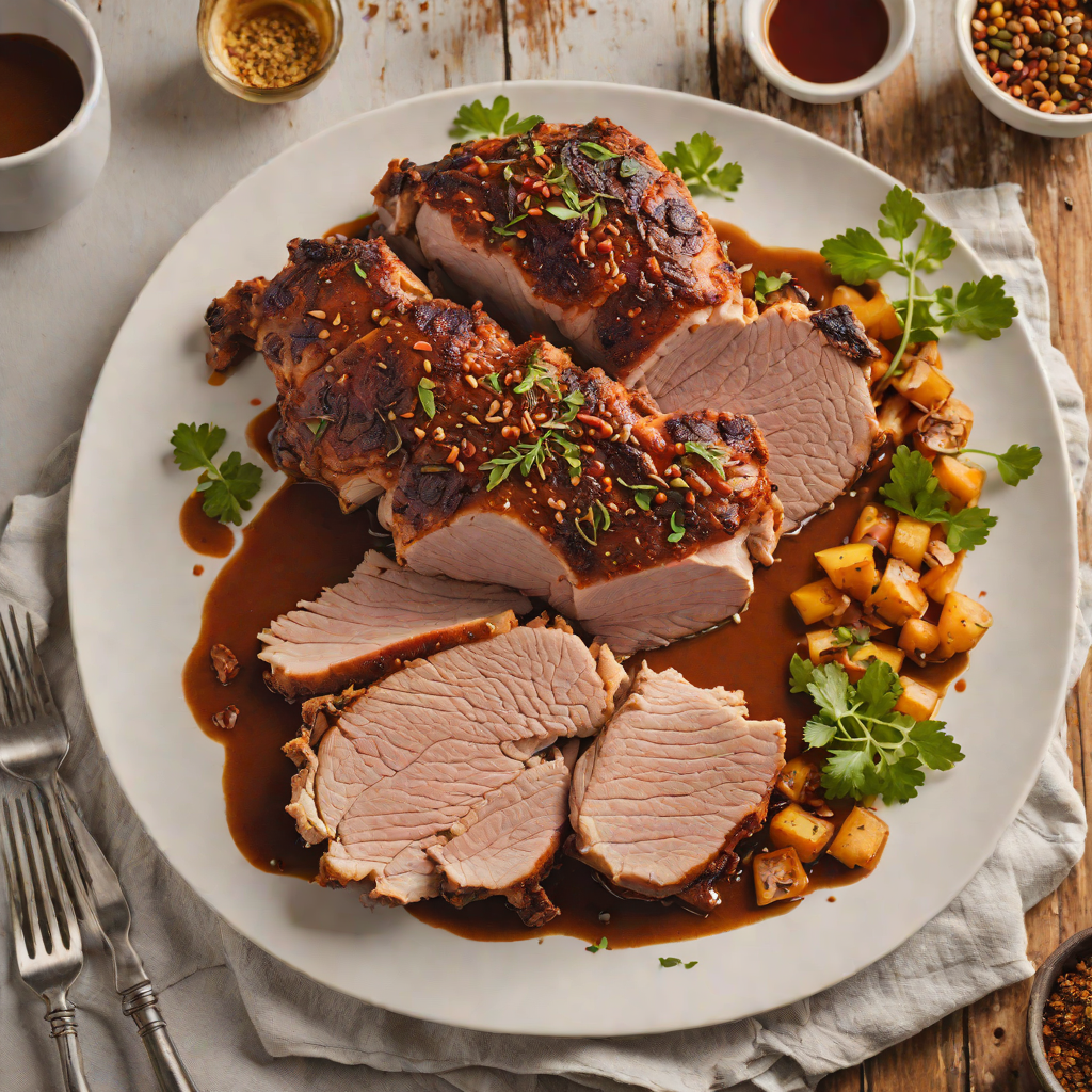 Slow-Roasted Pork Shoulder with Smoked Paprika Rub