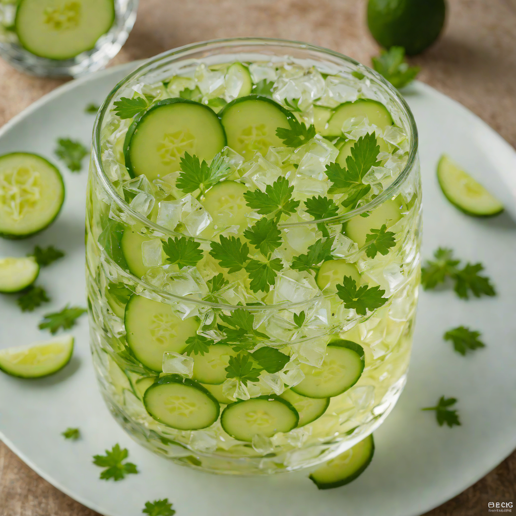 Herb-Infused Vodka Cucumber Cooler