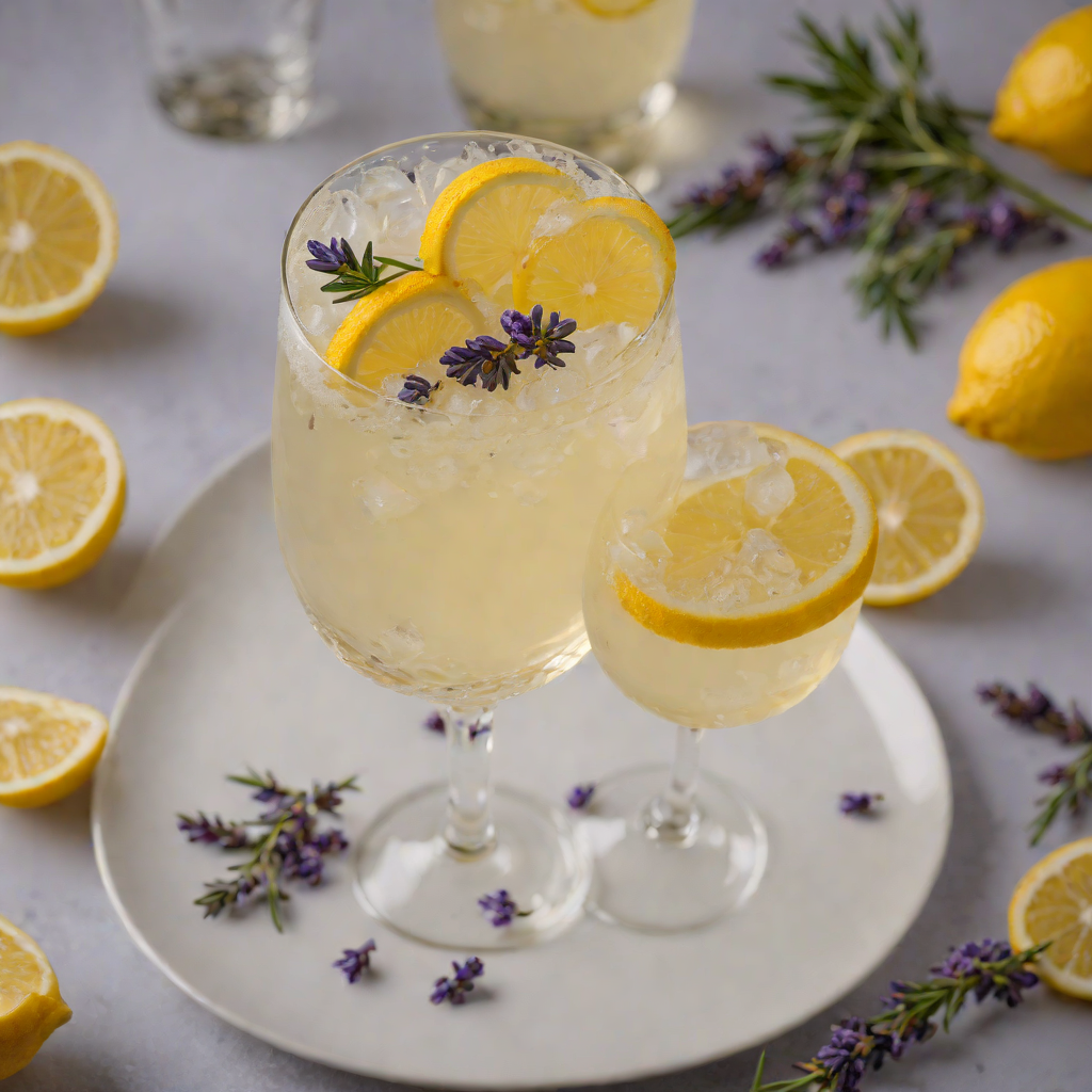Tequila Lavender Lemon Fizz