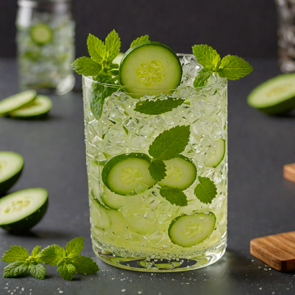 Cucumber-Mint Gin Smash