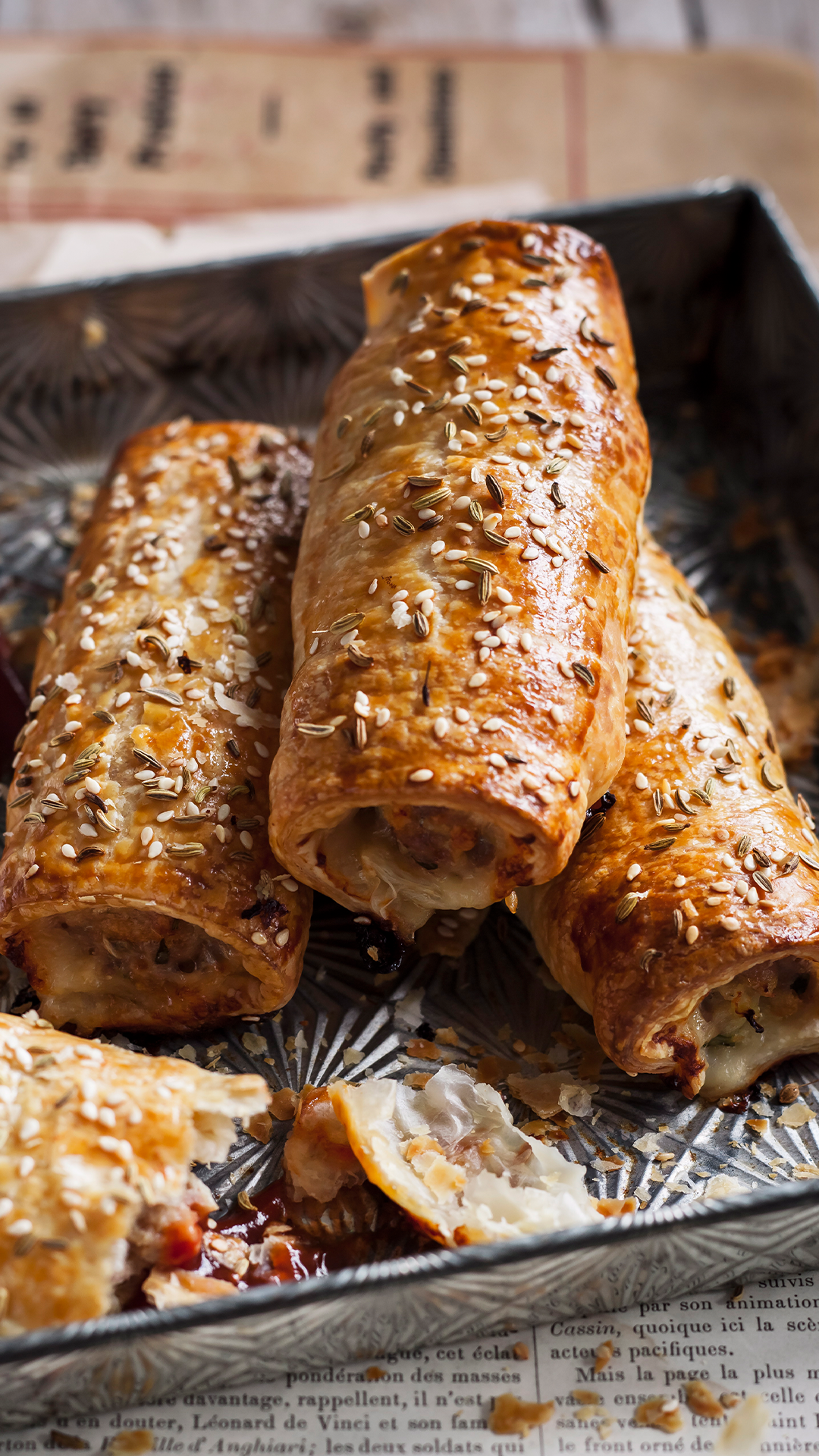 Oven-Baked Australian Sausage Rolls with Fennel and Pork