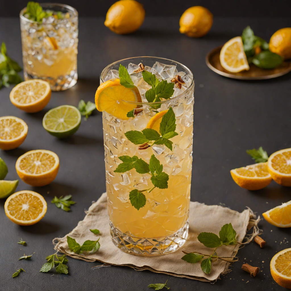 Herbal Citrus Mule with Ginger Spark