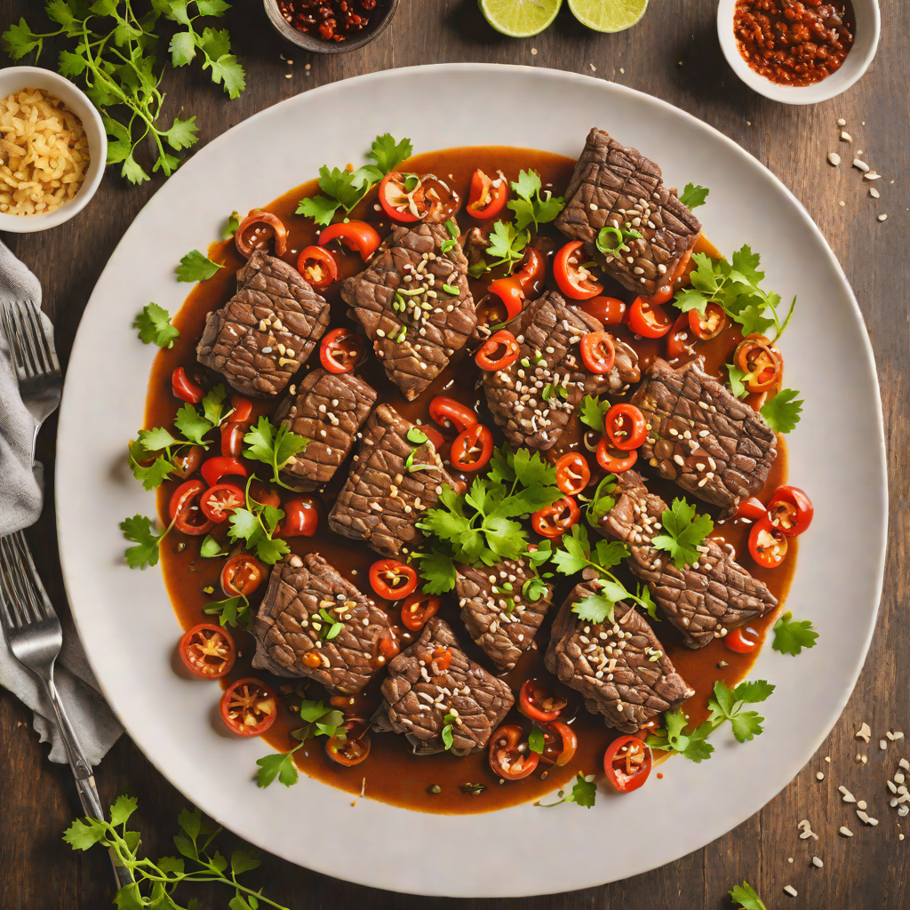 Slow-Cooked Beef Nyama Choma with Chili and Garlic
