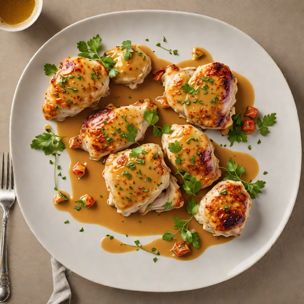 Pan-Seared Chicken with Garlic-Paprika Butter Sauce