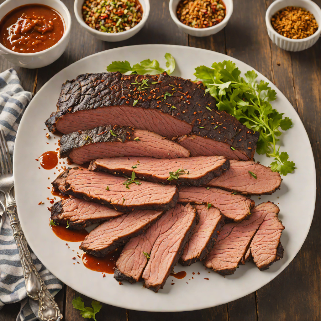 Texas-Style Smoked Brisket with Pepper Rub