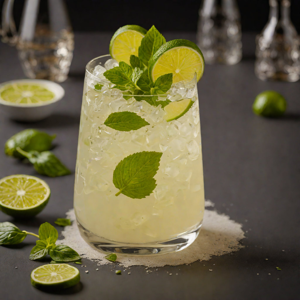 Herb-Infused Gin Sour with Basil and Lime