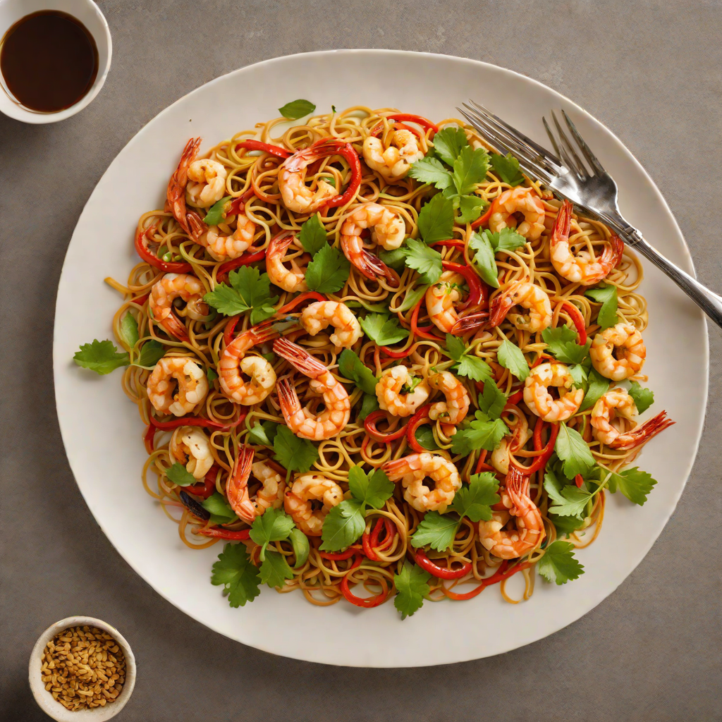 Sour Tamarind and Ginger Shrimp Stir-Fry