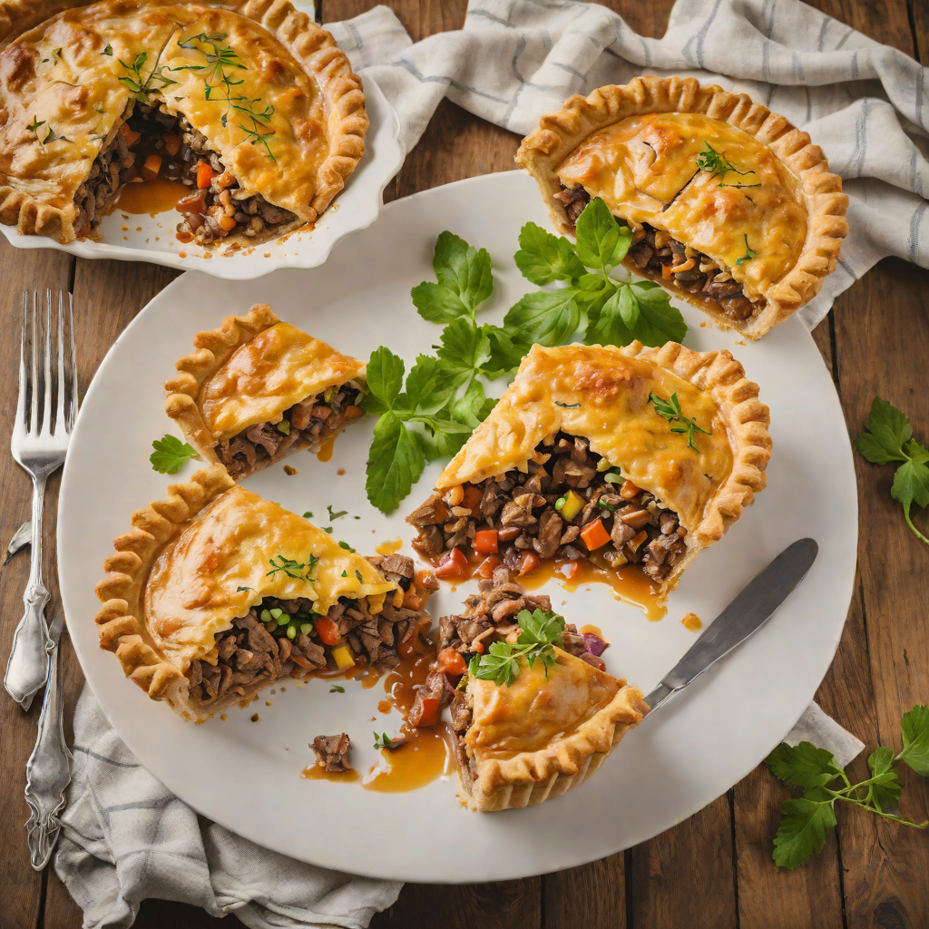 Slow-Baked Aussie Beef and Veggie Meat Pie