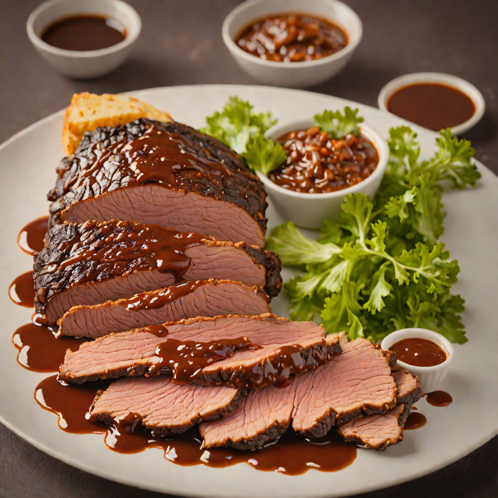 Pit-Smoked Beef Brisket with Hickory BBQ Sauce