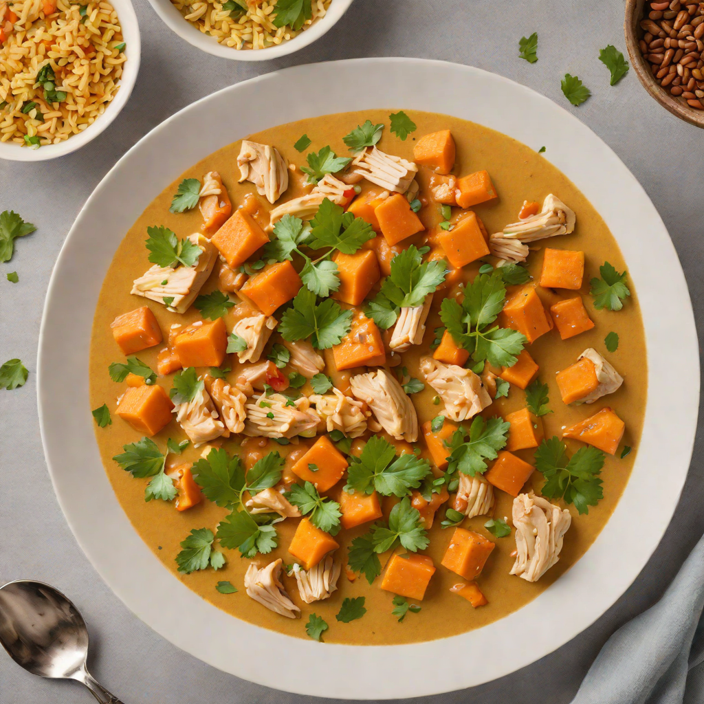 One-Pot Thai Coconut Chicken Curry with Sweet Potatoes