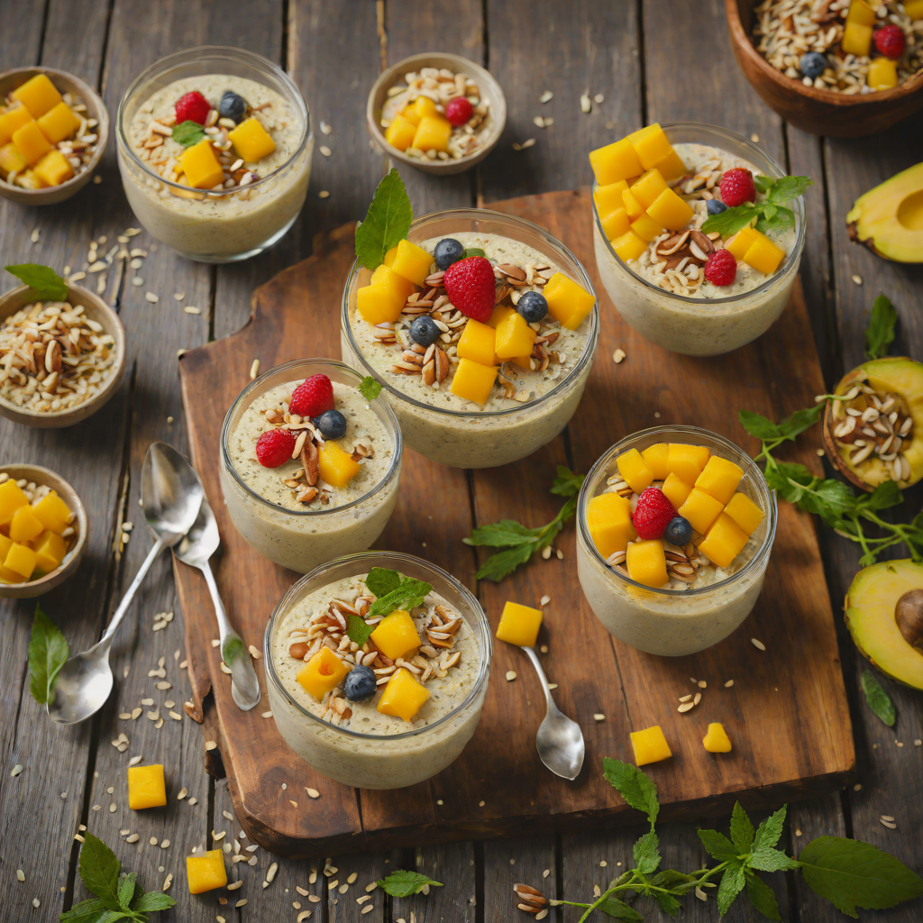 Tiki-Inspired Coconut Mango Chia Pudding