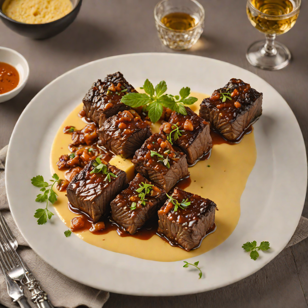 Braised Italian Short Ribs with Polenta
