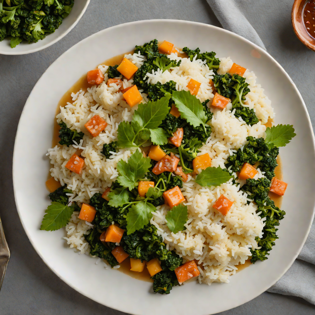 Coconut Milk Ugali with Sukuma Wiki Stew