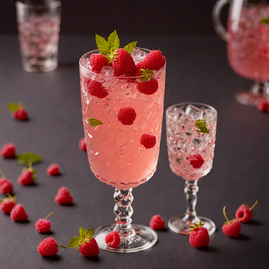 Tart Raspberry Gin Fizz