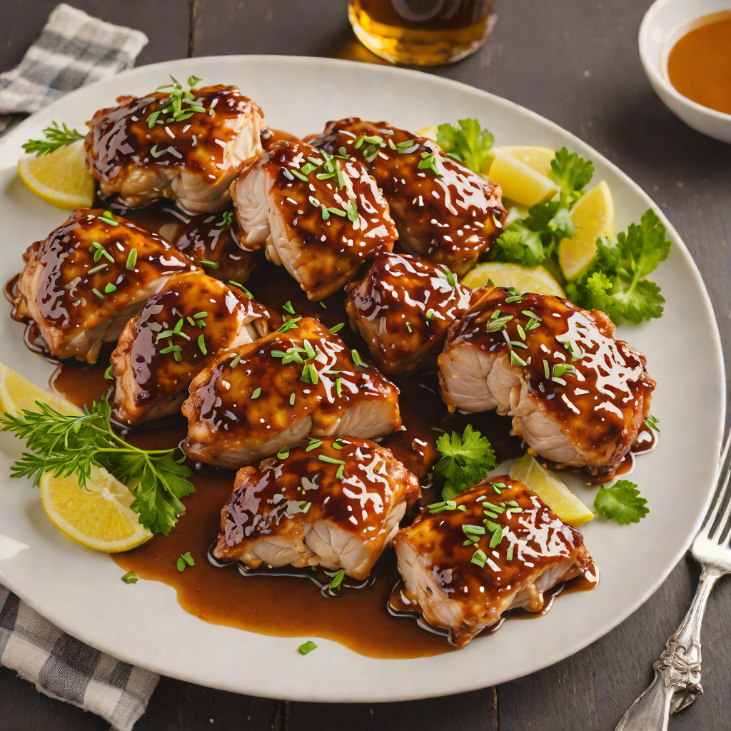 Pan-Seared Chicken Thighs with Honey Boy’s BBQ Glaze