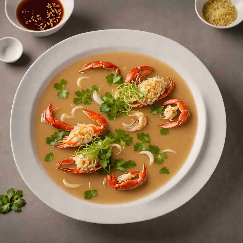 Shanghai-Style Crab Soup with Ginger and Shaoxing Wine