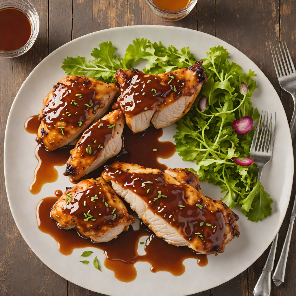 Pan-Seared Chicken with Smoky Honey BBQ Glaze