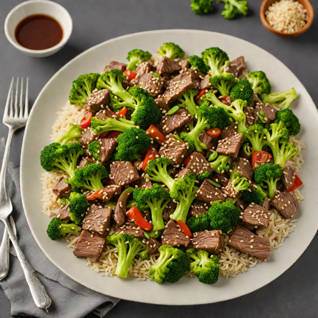 Ginger-Sesame Beef Stir Fry with Broccoli