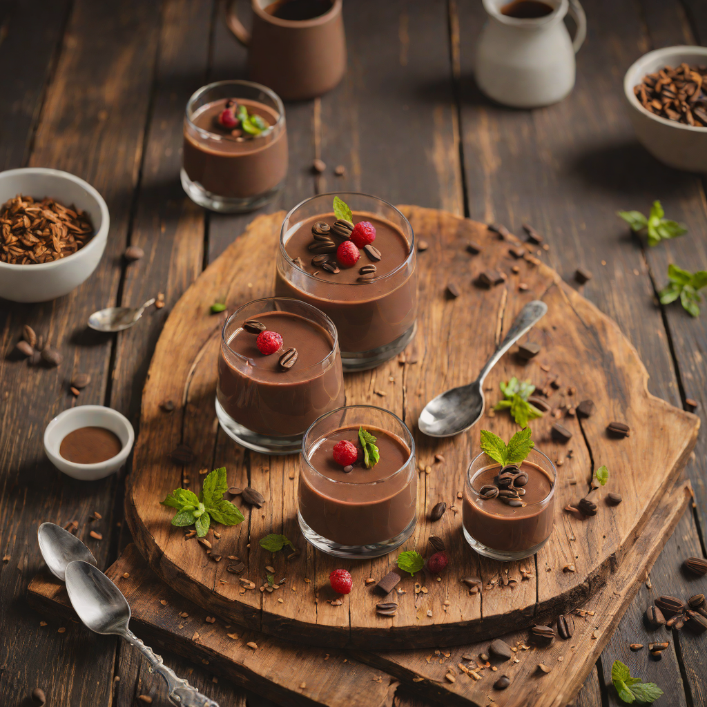 Espresso-Infused Chocolate Panna Cotta