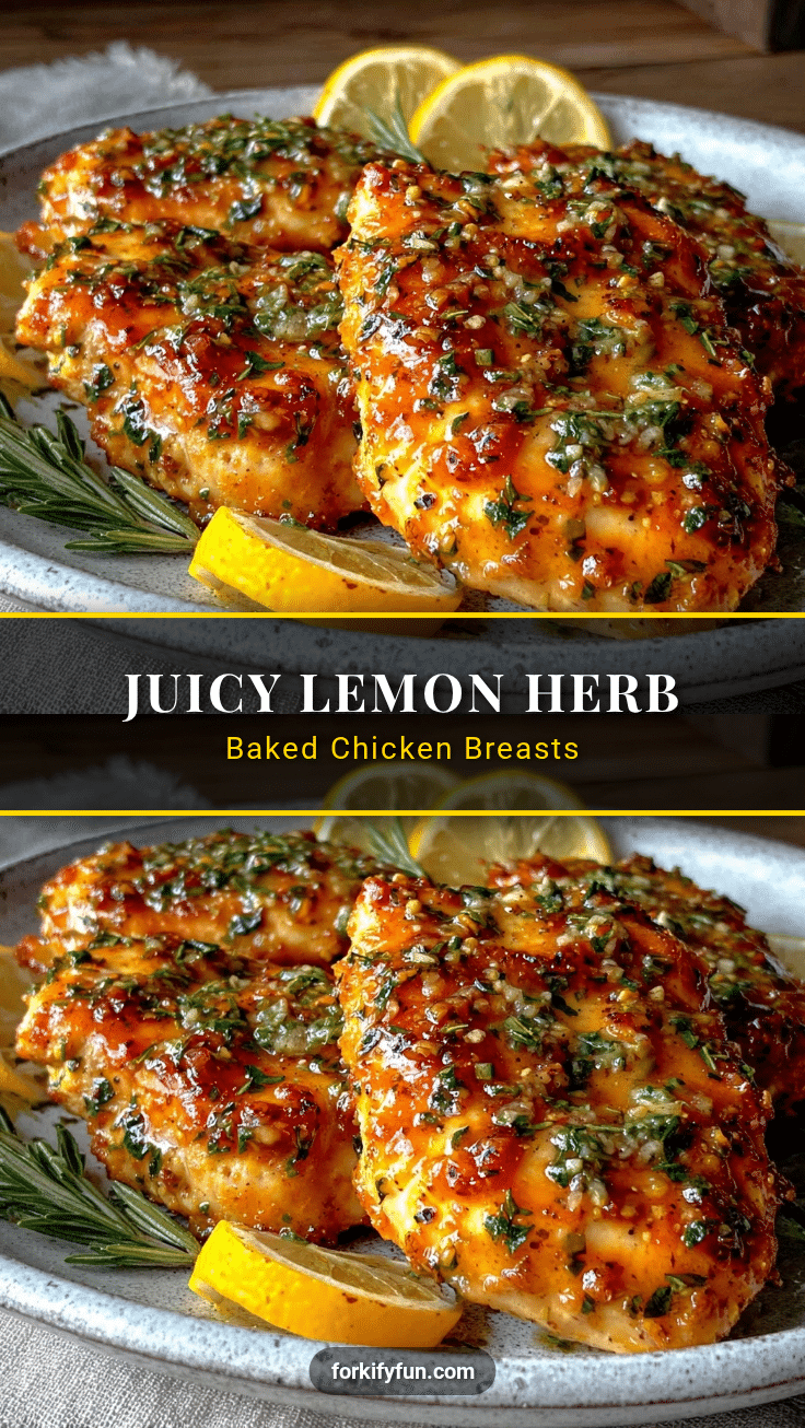 Fresh Herb-Crusted Lemon Chicken Breast