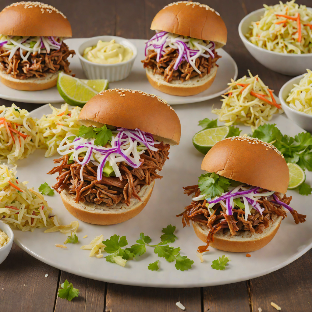 Honey Boy's BBQ Pulled Pork Sliders with Tangy Coleslaw