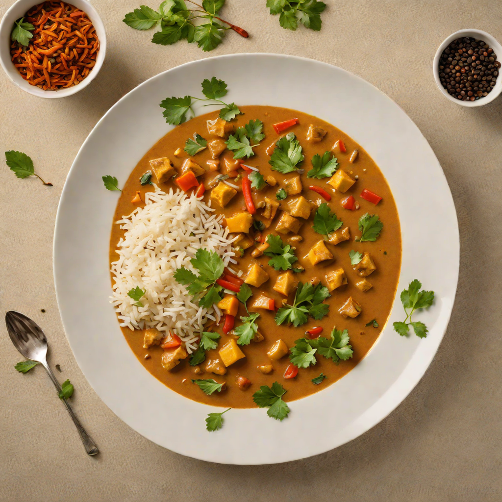 Vanakkam India Vegetable Curry with Coconut Milk and Spices