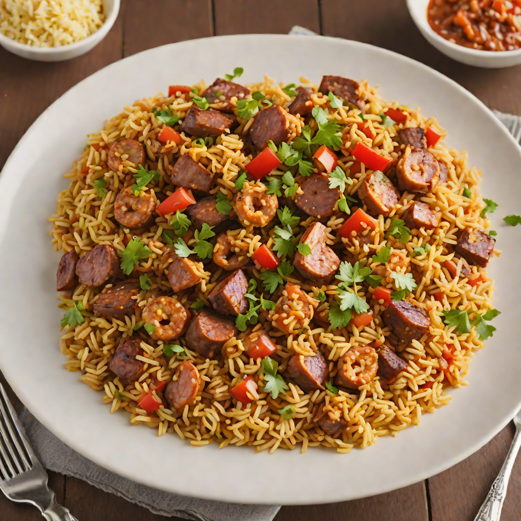 Spiced Jazz Club Jambalaya with Andouille Sausage