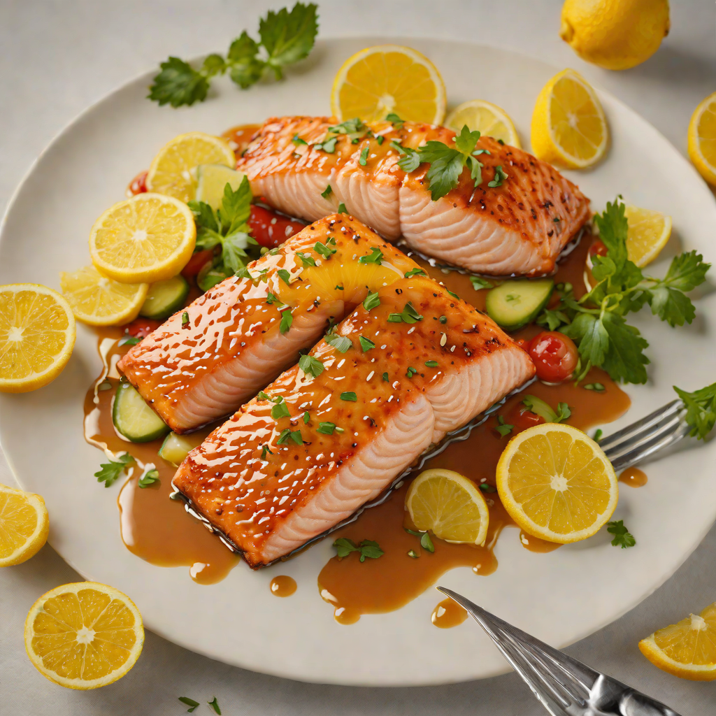 Pixar-Inspired Jazz Citrus Honey Glazed Salmon