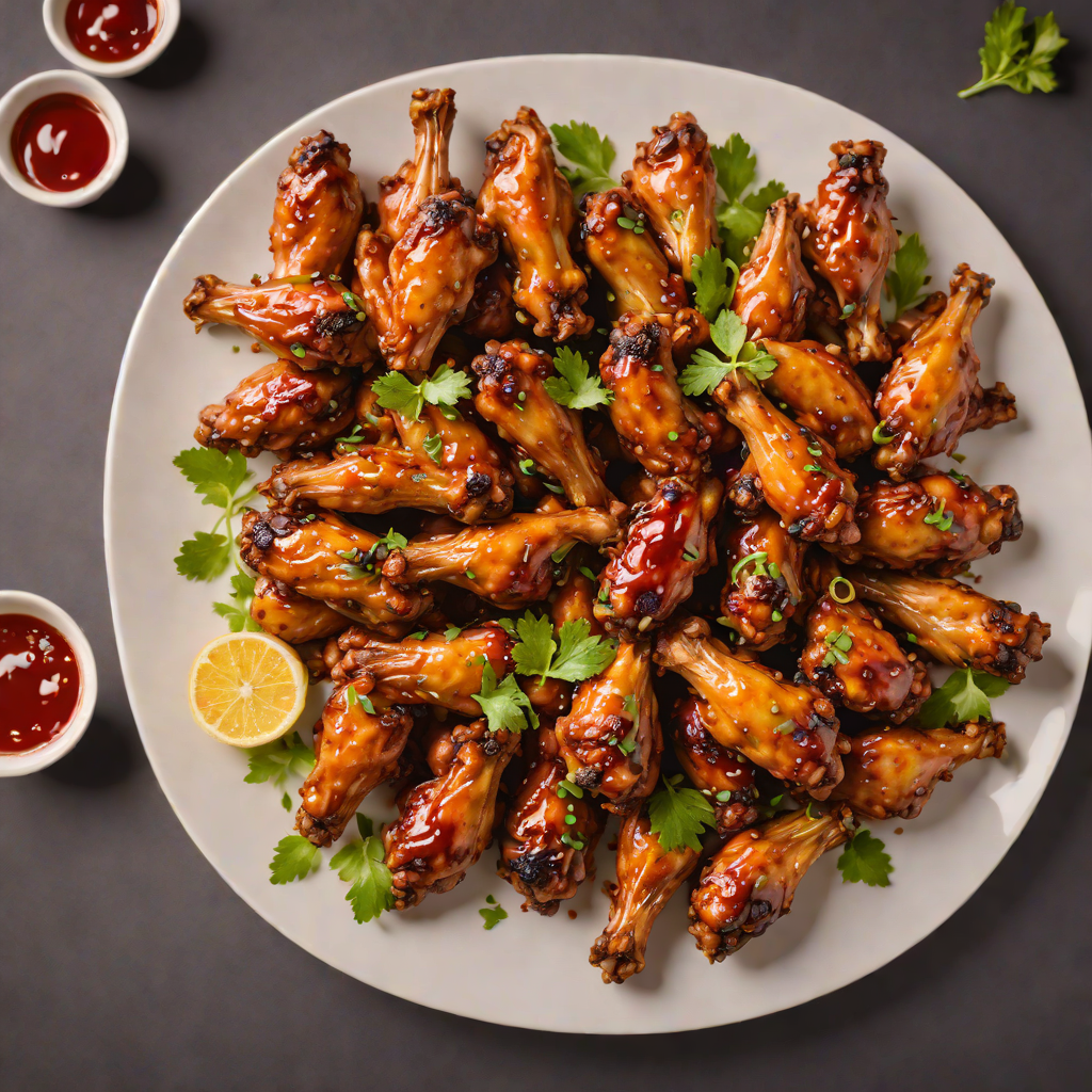 Arcade-Inspired Sweet and Spicy Chicken Wings