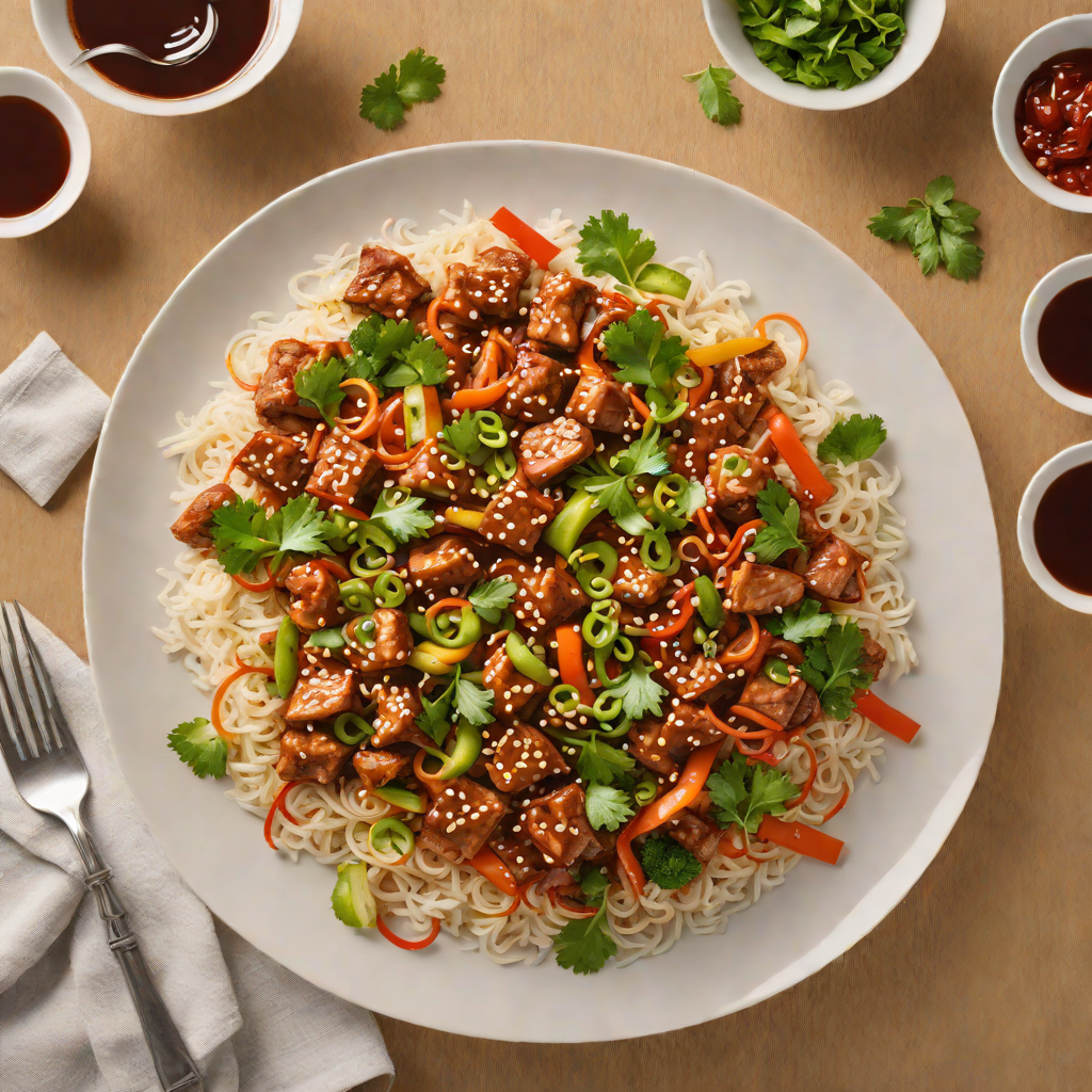 Korean-Style Spicy Pork Stir Fry with Gochujang Glaze