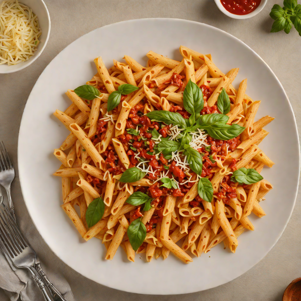 Classic Penne Arrabbiata with Chili and Garlic
