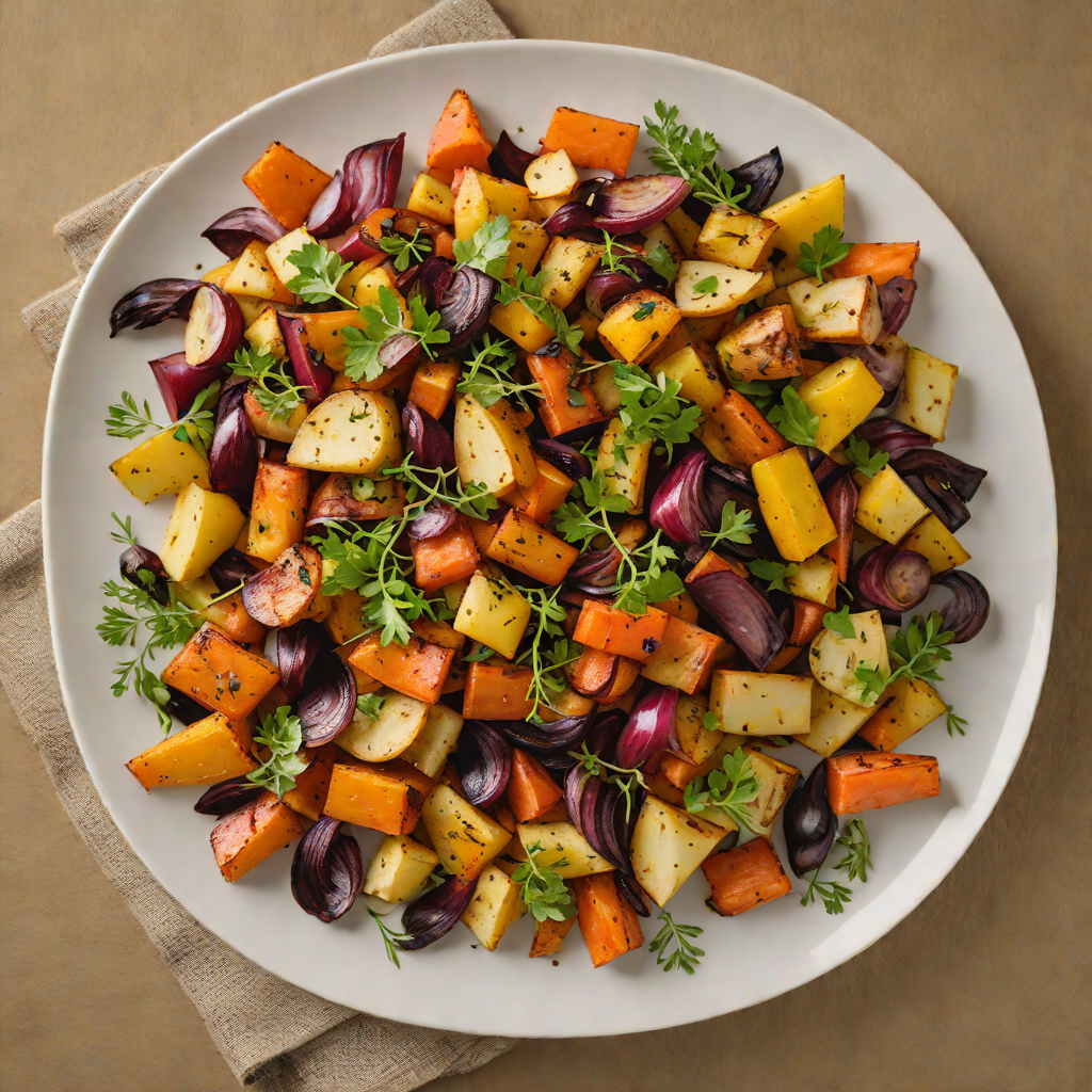 Northern-Spiced Roasted Root Vegetable Medley
