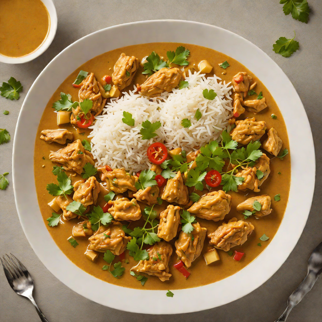 Slow-Simmered Burmese Chicken Curry with Coconut Milk