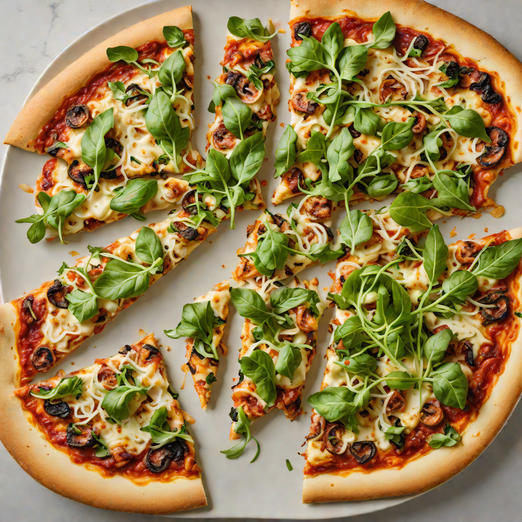 Thin-Crust Pizza with Roasted Garlic and Arugula