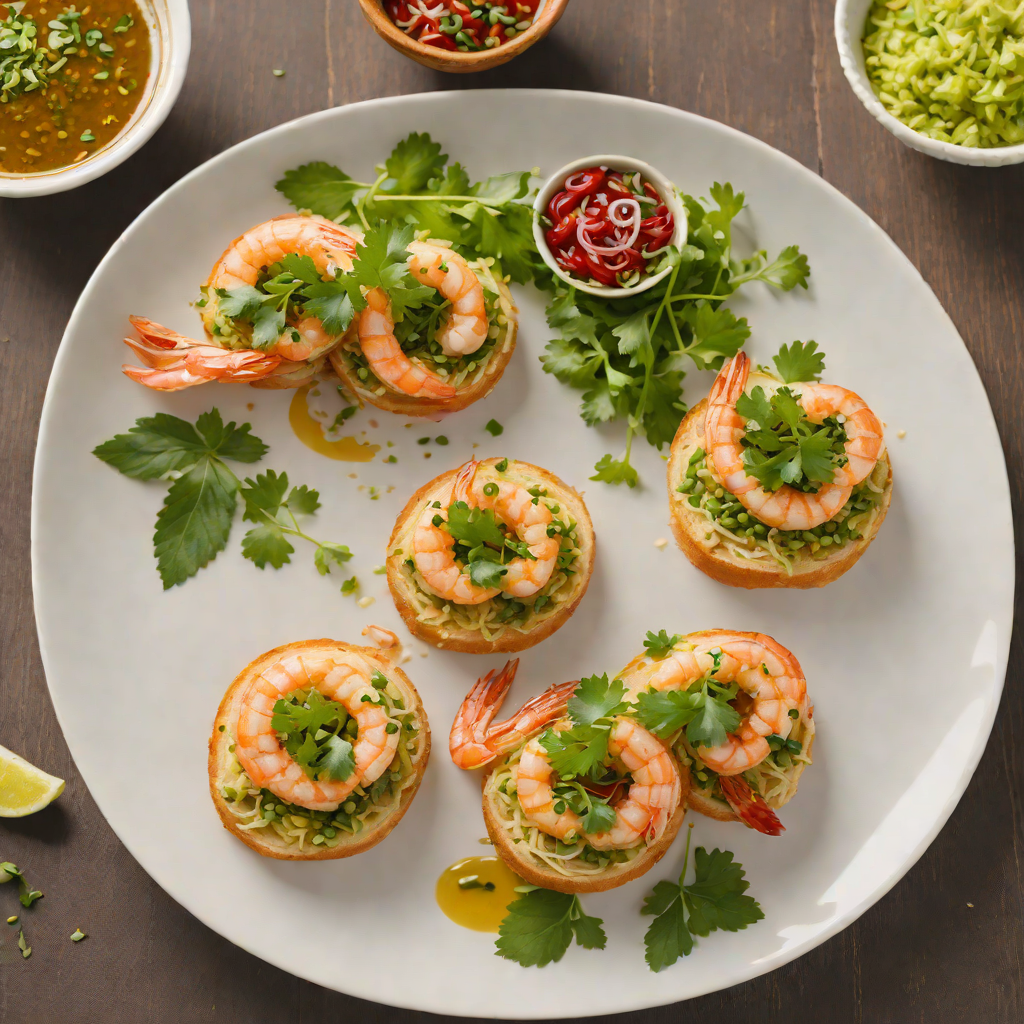 Pan-Fried Bánh Xèo with Shrimp and Mung Bean Filling