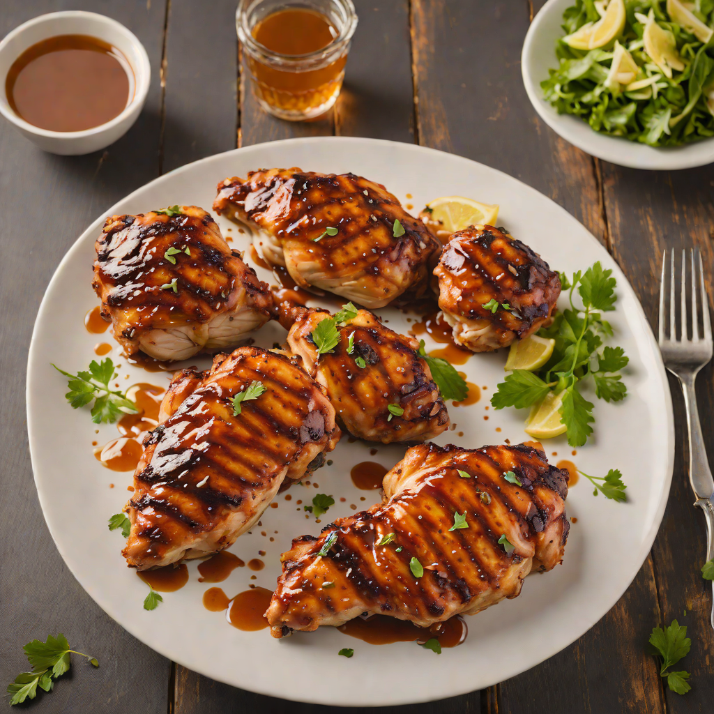Wood-Fired Grilled BBQ Chicken with Honey Boy's Spiced Rub